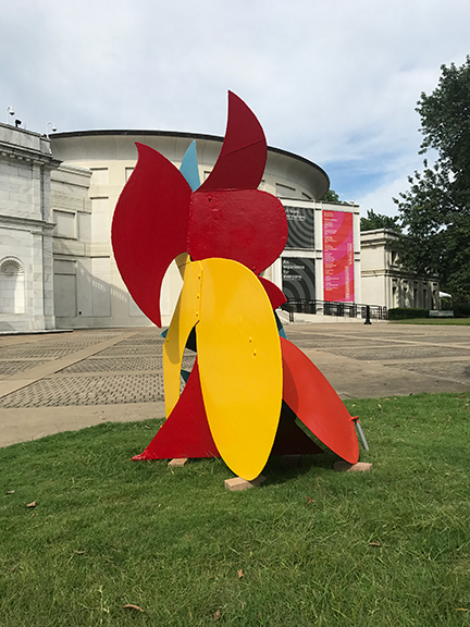 Sabrina at the Memphis Brooks Museum of Art