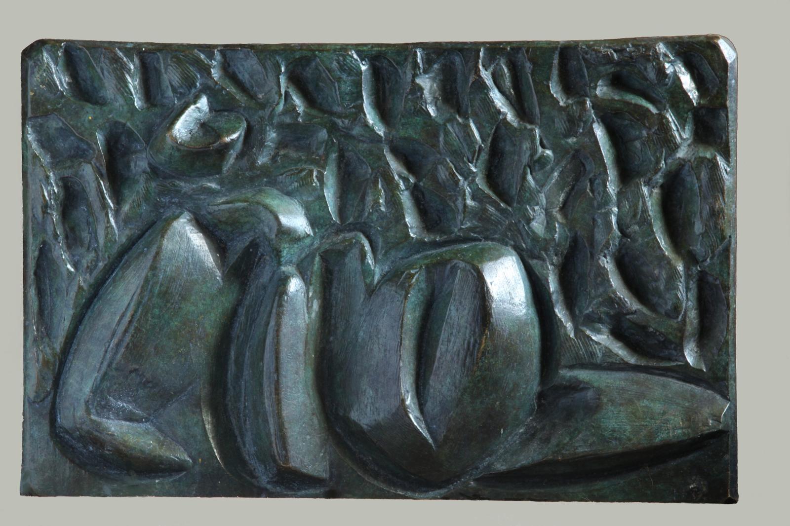David Hayes bronze relief